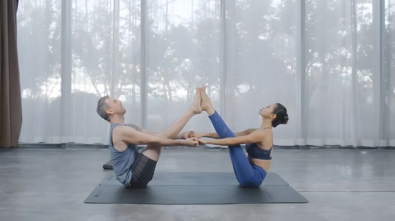 Partner yoga for beginners