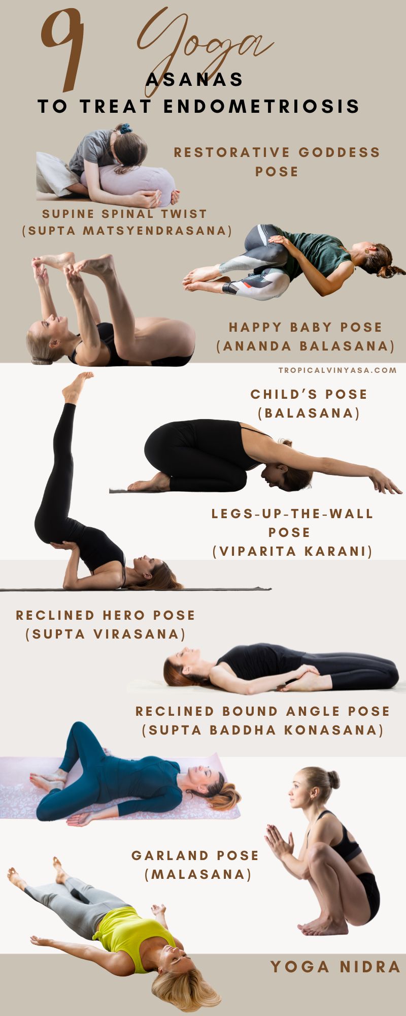 9 yoga Asanas To Treat Endometriosis