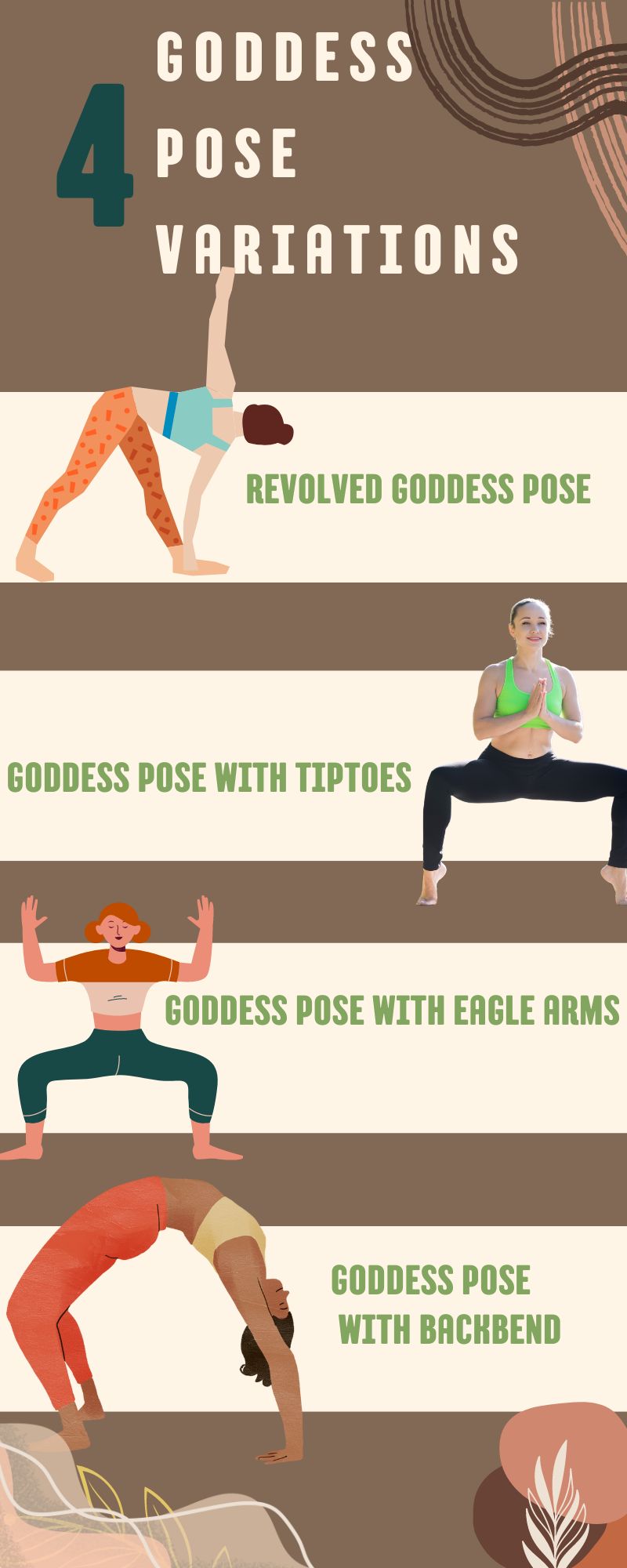 Goddess Pose variations